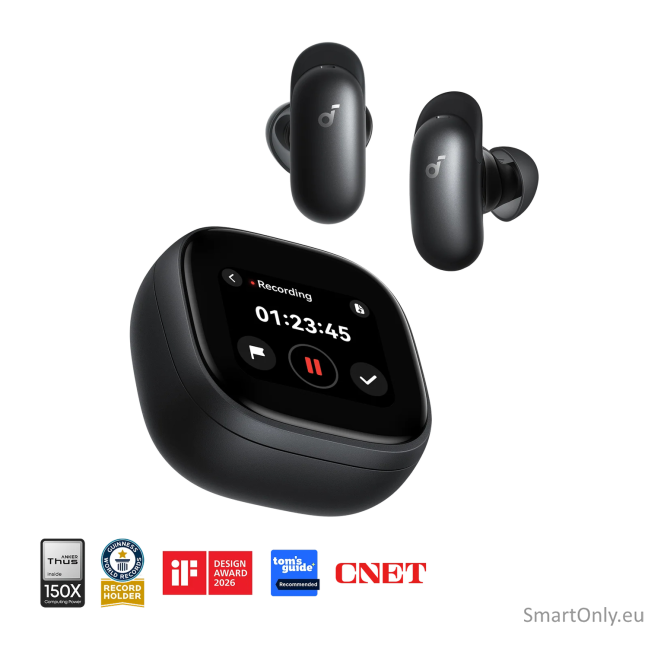 Anker Soundcore Wireless Earbuds | Liberty 5 Pro Max | Bluetooth | In-Ear | Microphone | Black | Noise canceling | Noise reduction Anker Soundcore Wireless Earbuds | Liberty 5 Pro Max | Bluetooth | In-Ear | Microphone | Black | Noise canceling | Noise reduction