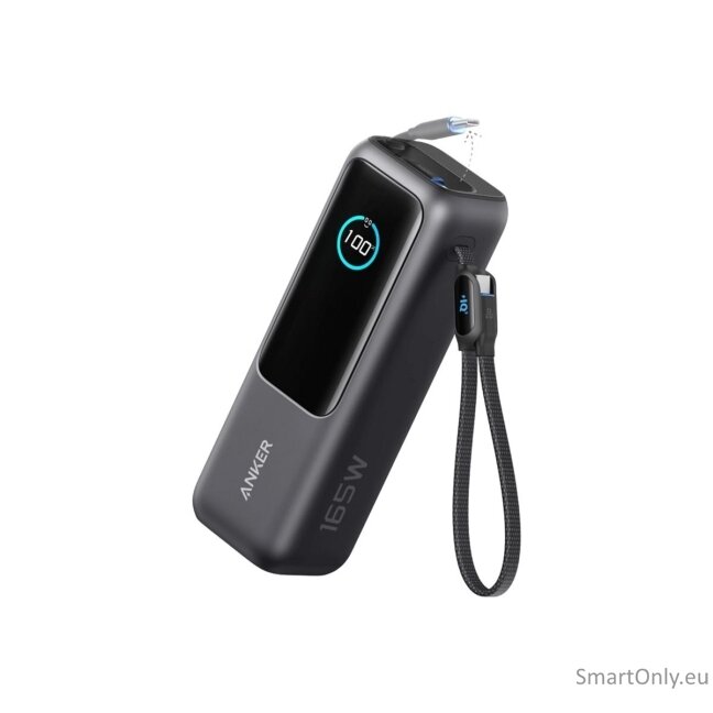 Anker Zolo Powerbank | A1695H11 | 25000 mAh | Built-In USB-C and Retractable Cable) | Grey 8
