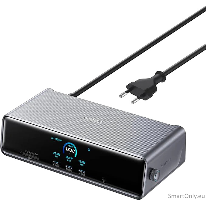 Anker Prime Charging Docking Station 140W, Gray Anker Prime Charging Docking Station 140W, Gray