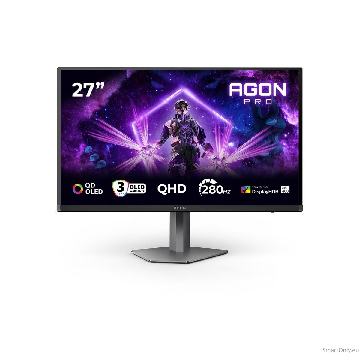 AOC | AG276QZD2 | 26.7 " | OLED | QHD | 16:9 | 240 Hz | 0.03 ms | 2560 x 1440 pixels | 250 cd/m² | HDMI ports quantity 2 27