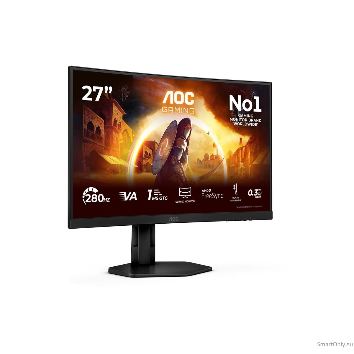 AOC | C27G4ZXU | 27 " | VA | FHD | 16:9 | 280 Hz | 1 ms | 1920 x 1080 pixels | 300 cd/m² | HDMI ports quantity 2 49