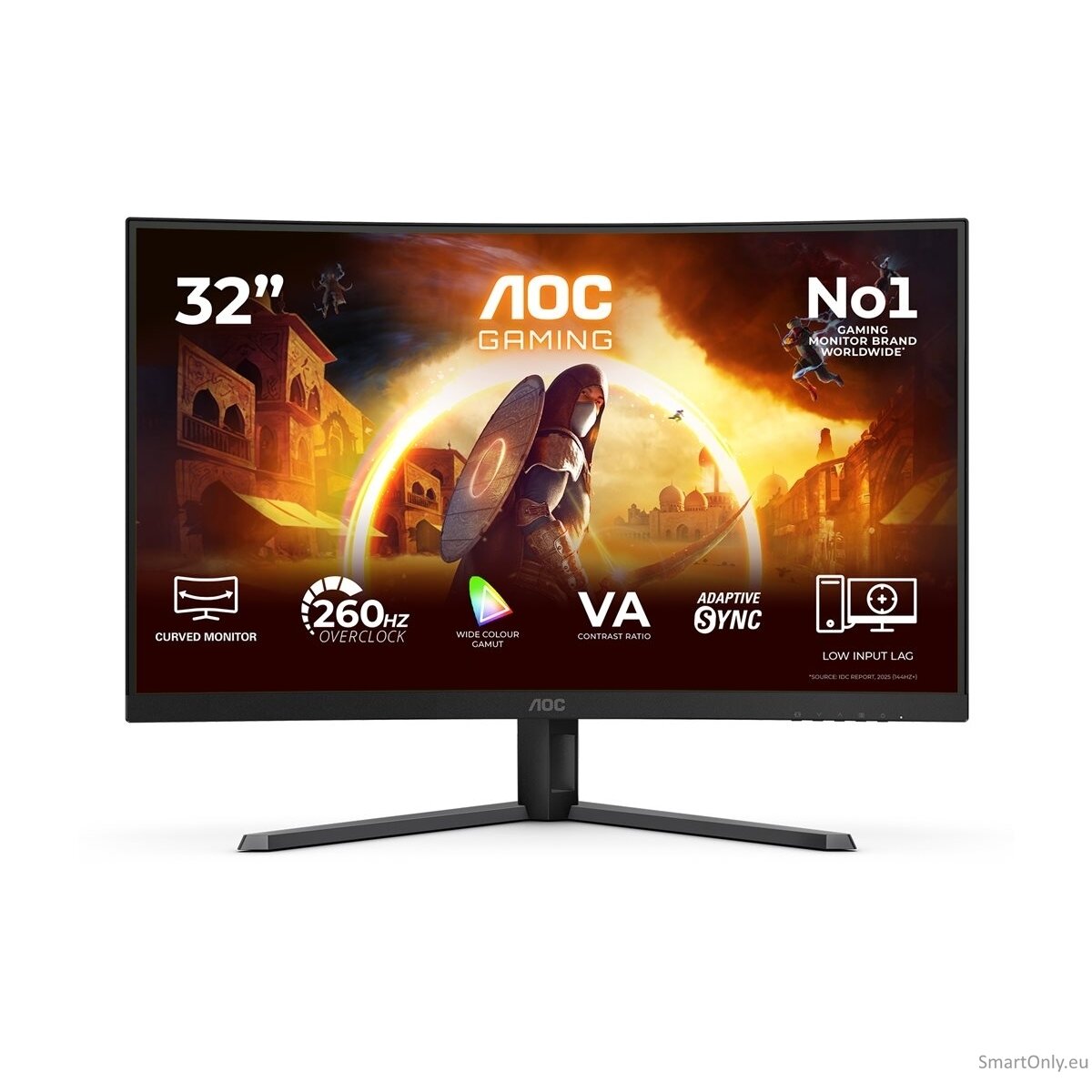 AOC C32G42ZE | 31.5 " | VA | FHD | 16:9 | 260 Hz | 4 ms | 1920 x 1080 pixels | 300 cd/m² | HDMI ports quantity 1 | Black 17 AOC C32G42ZE | 31.5 " | VA | FHD | 16:9 | 260 Hz | 4 ms | 1920 x 1080 pixels | 300 cd/m² | HDMI ports quantity 1 | Black 17