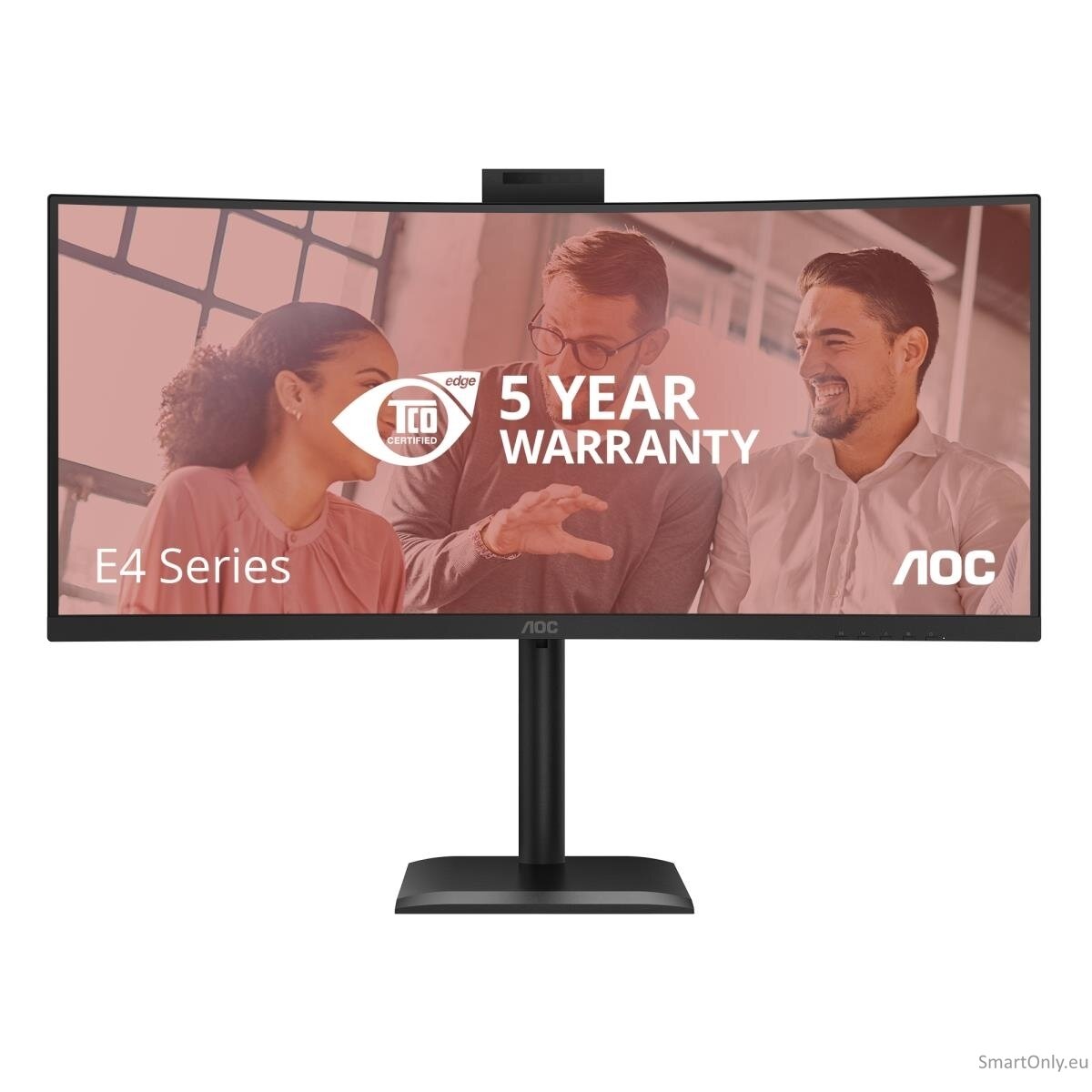 AOC | CU34E4CW | 34 " | VA | UWQHD | 120 Hz | 4 ms | 3440 x 1440 pixels | 350 cd/m² | HDMI ports quantity 2 | Black 14 AOC | CU34E4CW | 34 " | VA | UWQHD | 120 Hz | 4 ms | 3440 x 1440 pixels | 350 cd/m² | HDMI ports quantity 2 | Black 14