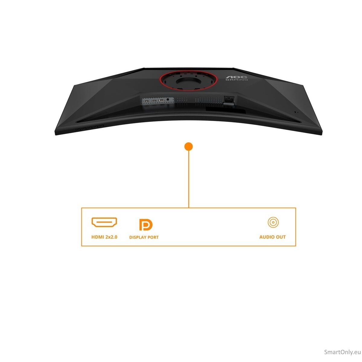 AOC | CU34G4 | 34 " | Fast VA | UWQHD | 21:9 | 180 Hz | 1 ms | 3440 x 1440 pixels | 300 cd/m² | HDMI ports quantity 2 | Black 63