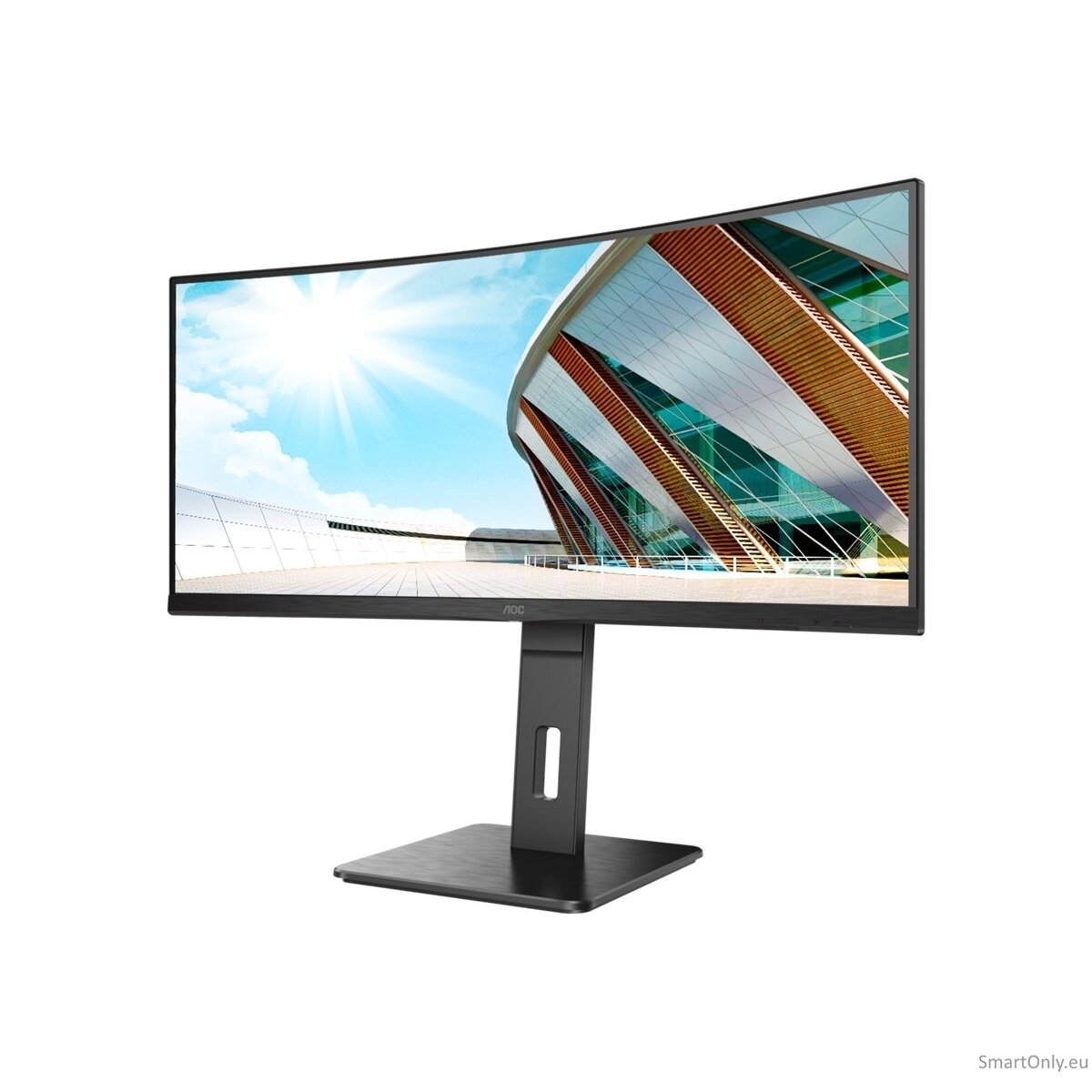 AOC | Curved Monitor | CU34P2A | 34 " | VA | 21:9 | 100 Hz | 1 ms | 3440 × 1440 | 300 cd/m² | Headphone out (3.5mm) | HDMI ports quantity HDMI x 2 | Black | Warranty 36 month(s) 6 AOC | Curved Monitor | CU34P2A | 34 " | VA | 21:9 | 100 Hz | 1 ms | 3440 × 1440 | 300 cd/m² | Headphone out (3.5mm) | HDMI ports quantity HDMI x 2 | Black | Warranty 36 month(s) 6