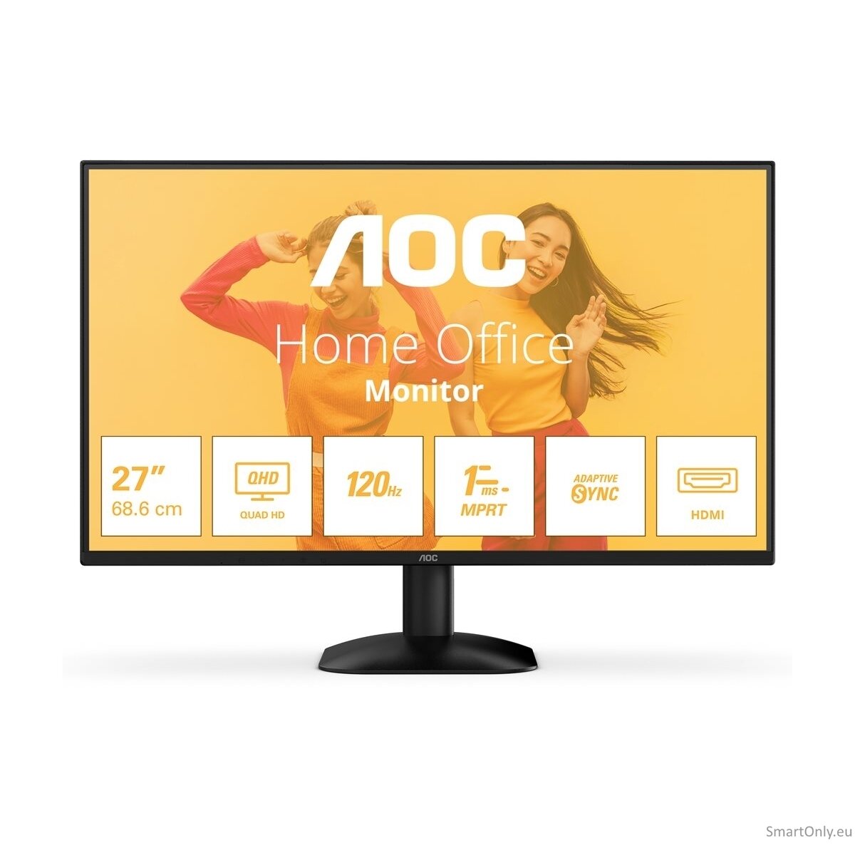 AOC Q27B35S3 | 27 " | IPS | QHD | 16:9 | 120 Hz | 1 ms | 2560 x 1440 pixels | 300 cd/m² | HDMI ports quantity 1 | Black 5 AOC Q27B35S3 | 27 " | IPS | QHD | 16:9 | 120 Hz | 1 ms | 2560 x 1440 pixels | 300 cd/m² | HDMI ports quantity 1 | Black 5