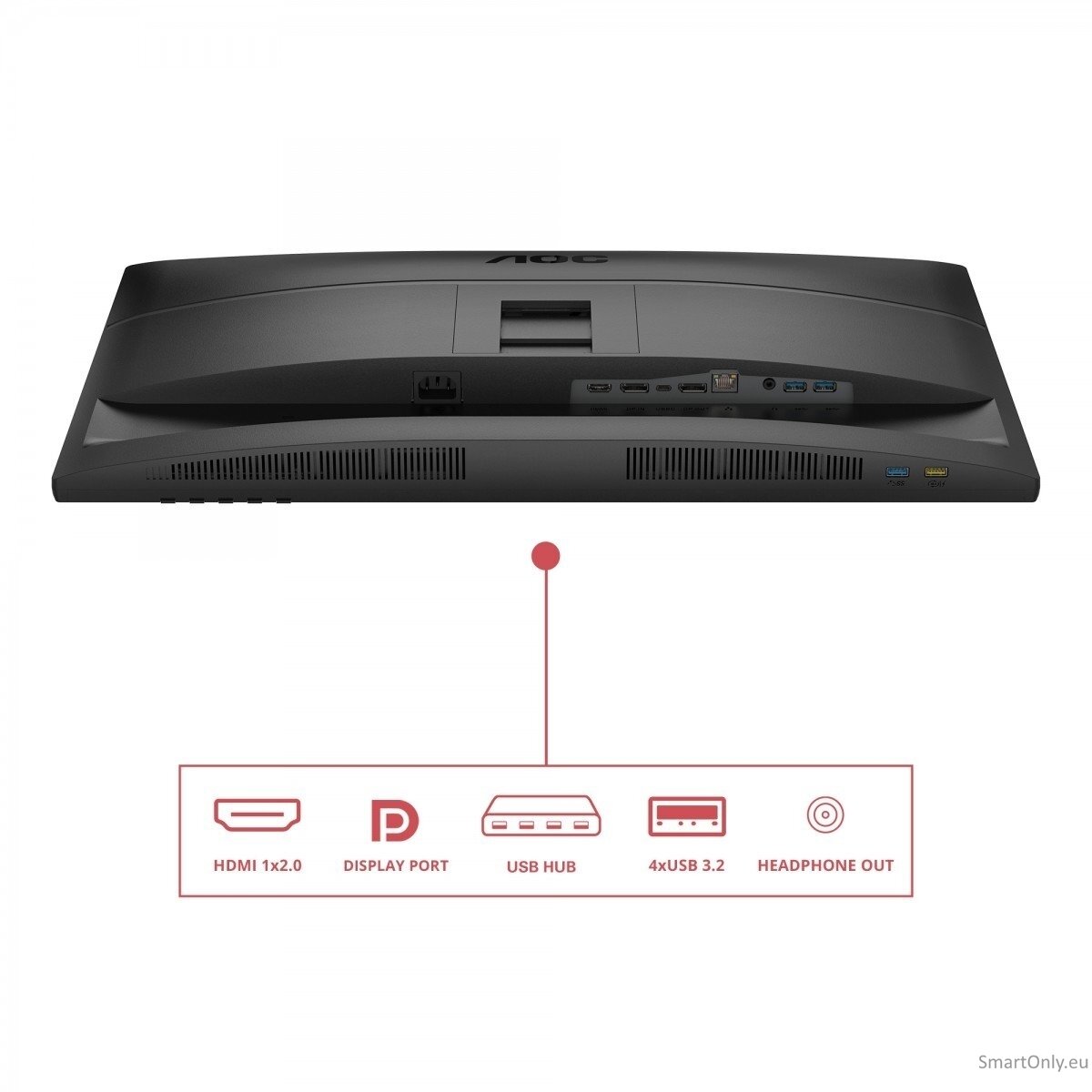 AOC | Q27E4CV | 27 " | IPS | QHD | 16:9 | 120 Hz | 4 ms | 2560 x 1440 pixels | 350 cd/m² | HDMI ports quantity 1 | Black 6