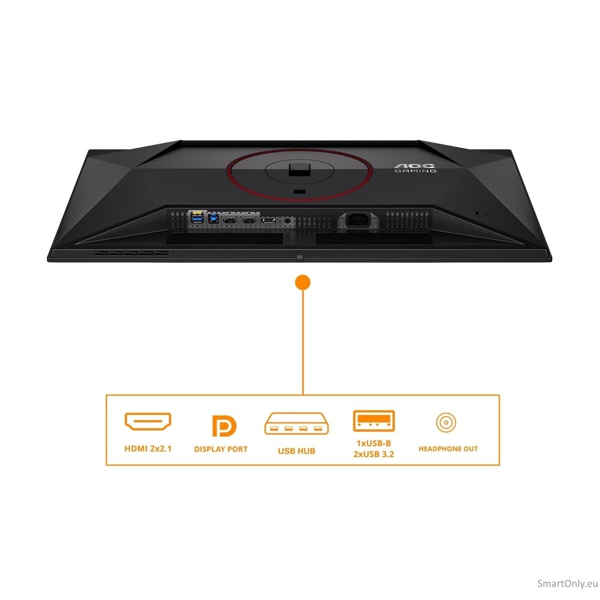 AOC Q27G4SDR | 27 " | QD-OLED | QHD | 16:9 | 360 Hz | 0.03 ms | 2560 x 1440 pixels | 1000 cd/m² | HDMI ports quantity 2 | Black 20 AOC Q27G4SDR | 27 " | QD-OLED | QHD | 16:9 | 360 Hz | 0.03 ms | 2560 x 1440 pixels | 1000 cd/m² | HDMI ports quantity 2 | Black 20