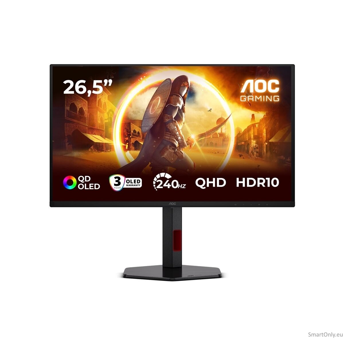 AOC | Q27G4ZDR | 27 " | QD-OLED | QHD | 16:9 | 240 Hz | 0.03 ms | 2560 x 1440 pixels | 400 cd/m² | HDMI ports quantity 2 | Black 8