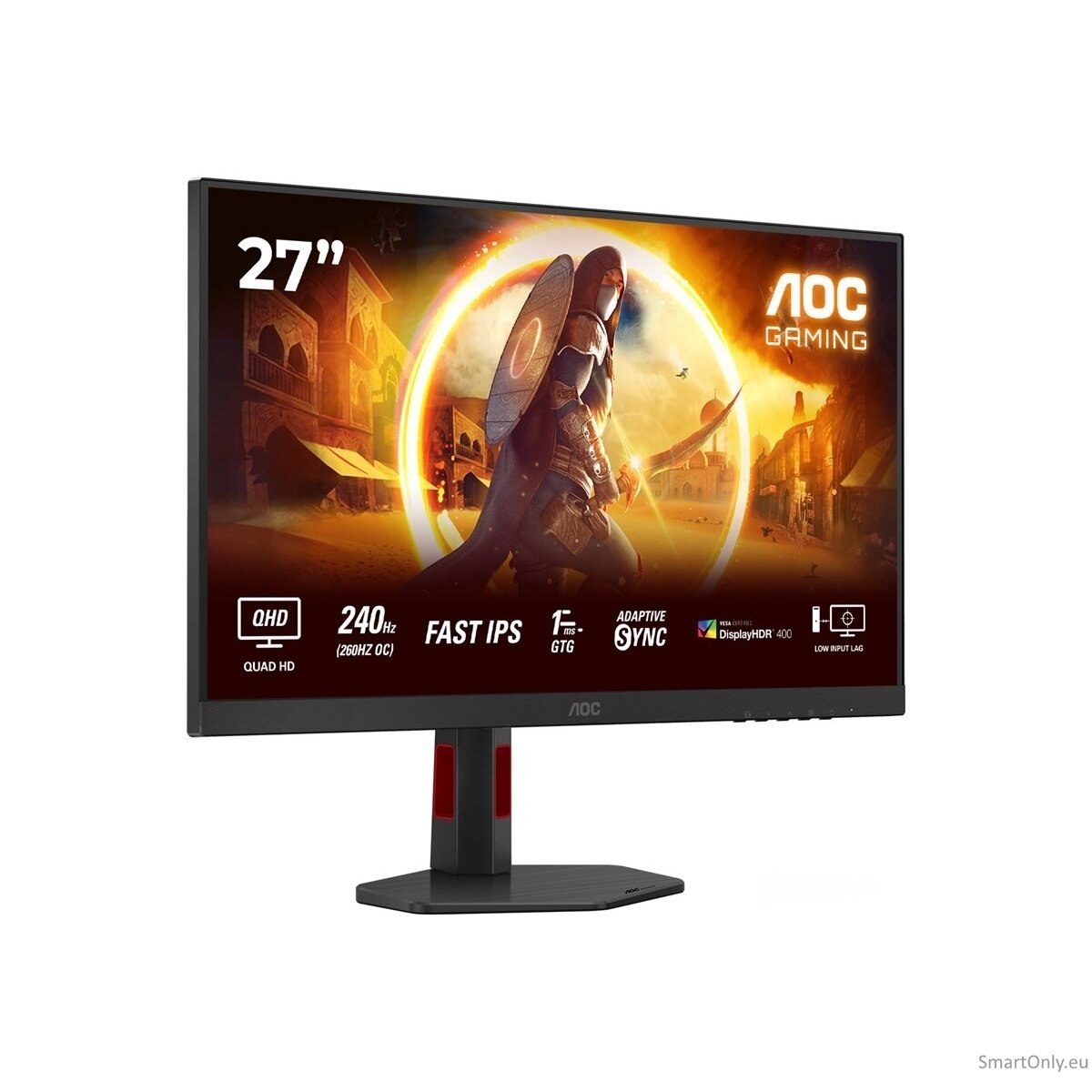 AOC | Q27G4ZR | 27 " | Fast IPS | QHD | 16:9 | 240 Hz | 1 ms | 2560 x 1440 pixels | 400 cd/m² | HDMI ports quantity 2 | Black 10 AOC | Q27G4ZR | 27 " | Fast IPS | QHD | 16:9 | 240 Hz | 1 ms | 2560 x 1440 pixels | 400 cd/m² | HDMI ports quantity 2 | Black 10