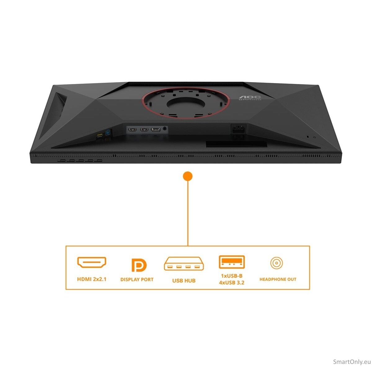 AOC | U27G4XM | 27 " | Fast IPS | UHD | 16:9 | 160 Hz | 1 ms | 3840 x 2160 pixels | 1200 cd/m² | HDMI ports quantity 1 | Black 20 AOC | U27G4XM | 27 " | Fast IPS | UHD | 16:9 | 160 Hz | 1 ms | 3840 x 2160 pixels | 1200 cd/m² | HDMI ports quantity 1 | Black 20