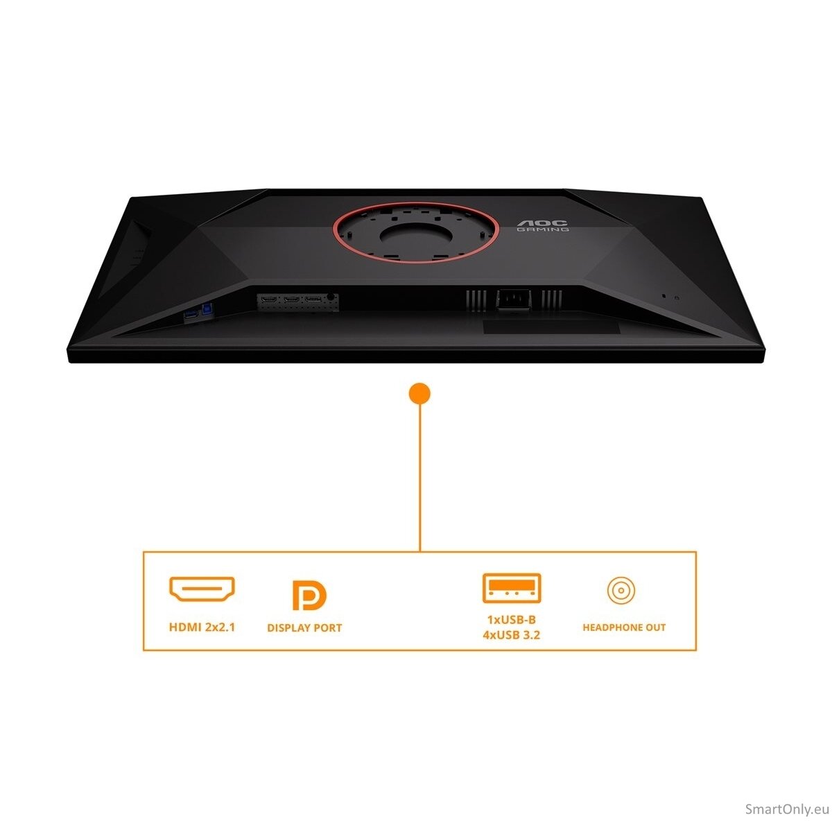AOC U32G4U | 32 " | Fast IPS | UHD | 16:9 | 160 Hz | 1 ms | 3840 x 2160 pixels | 450 cd/m² | HDMI ports quantity 2 | Black 14 AOC U32G4U | 32 " | Fast IPS | UHD | 16:9 | 160 Hz | 1 ms | 3840 x 2160 pixels | 450 cd/m² | HDMI ports quantity 2 | Black 14