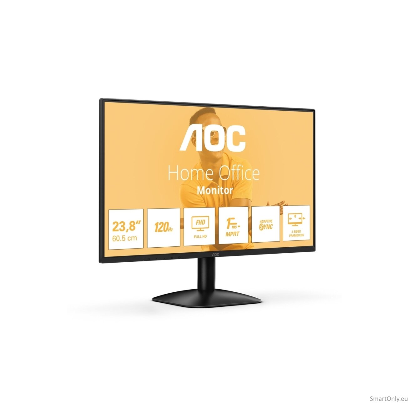 AOC | 24B31H | 24 " | IPS | FHD | 16:9 | 120 Hz | 1 ms | 1920 x 1080 pixels | 300 cd/m² | HDMI ports quantity 1 | Black 30