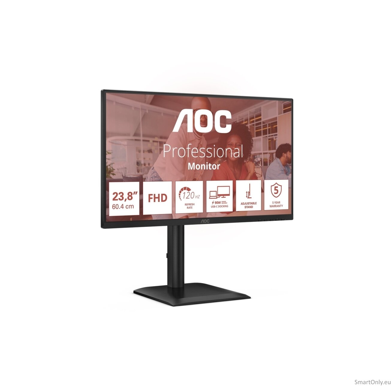 AOC | 24E4CV | 23.8 " | IPS | FHD | 16:9 | 120 Hz | 4 ms | 1920 x 1080 pixels | 300 cd/m² | Black 22