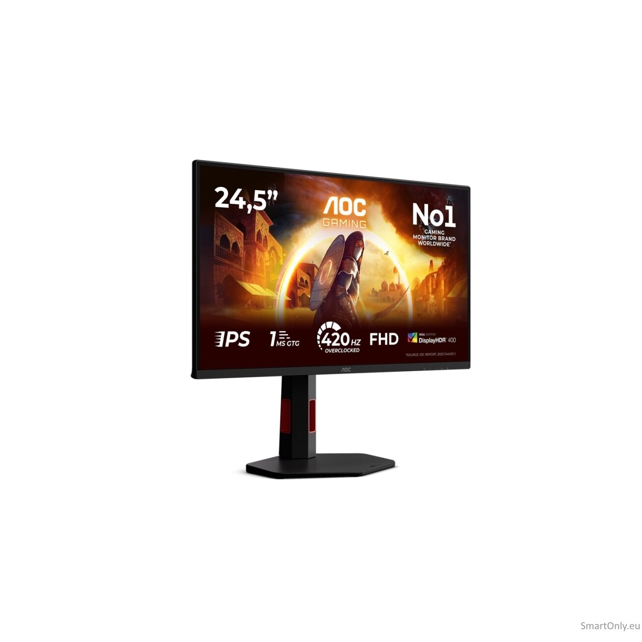 AOC | 25G4KUR | 25 " | Fast IPS | FHD | 16:9 | 420 Hz | 1 ms | 1920 x 1080 pixels | 350 cd/m² | HDMI ports quantity 2 | Black 47