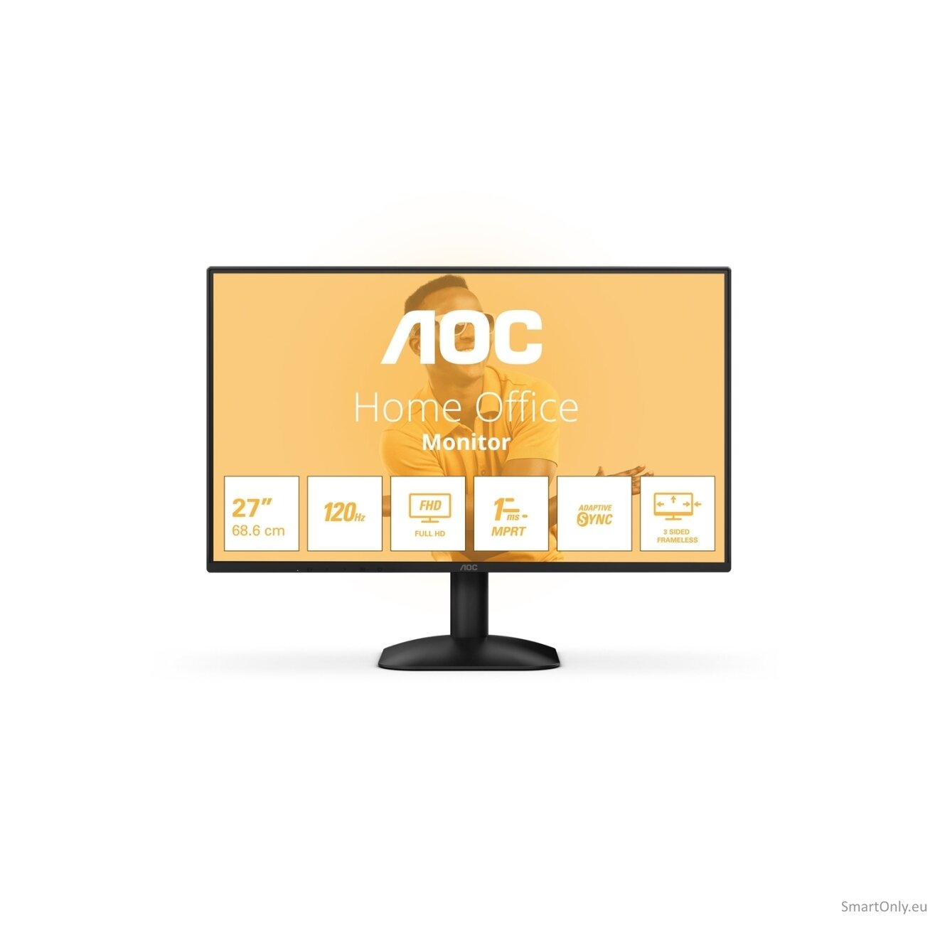 AOC | 27B31H | 27 " | IPS | FHD | 16:9 | 120 Hz | 1 ms | 1920 x 1080 pixels | 300 cd/m² | HDMI ports quantity 1 | Black 20