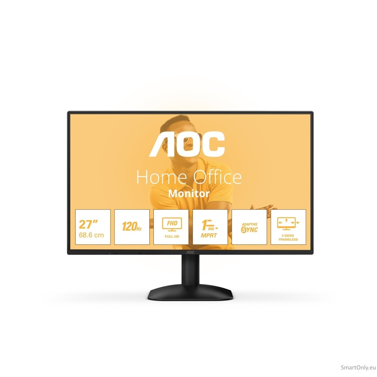AOC | 27B31H | 27 " | IPS | FHD | 16:9 | 120 Hz | 1 ms | 1920 x 1080 pixels | 300 cd/m² | HDMI ports quantity 1 | Black 8