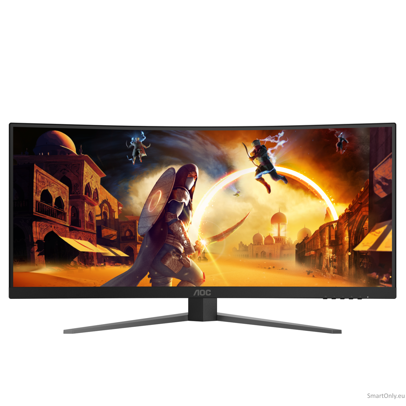 AOC | CU34G4 | 34 " | Fast VA | UWQHD | 21:9 | 180 Hz | 1 ms | 3440 x 1440 pixels | 300 cd/m² | HDMI ports quantity 2 | Black 4