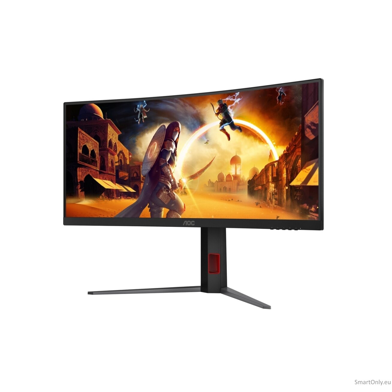 AOC | CU34G4 | 34 " | Fast VA | UWQHD | 21:9 | 180 Hz | 1 ms | 3440 x 1440 pixels | 300 cd/m² | HDMI ports quantity 2 | Black 81