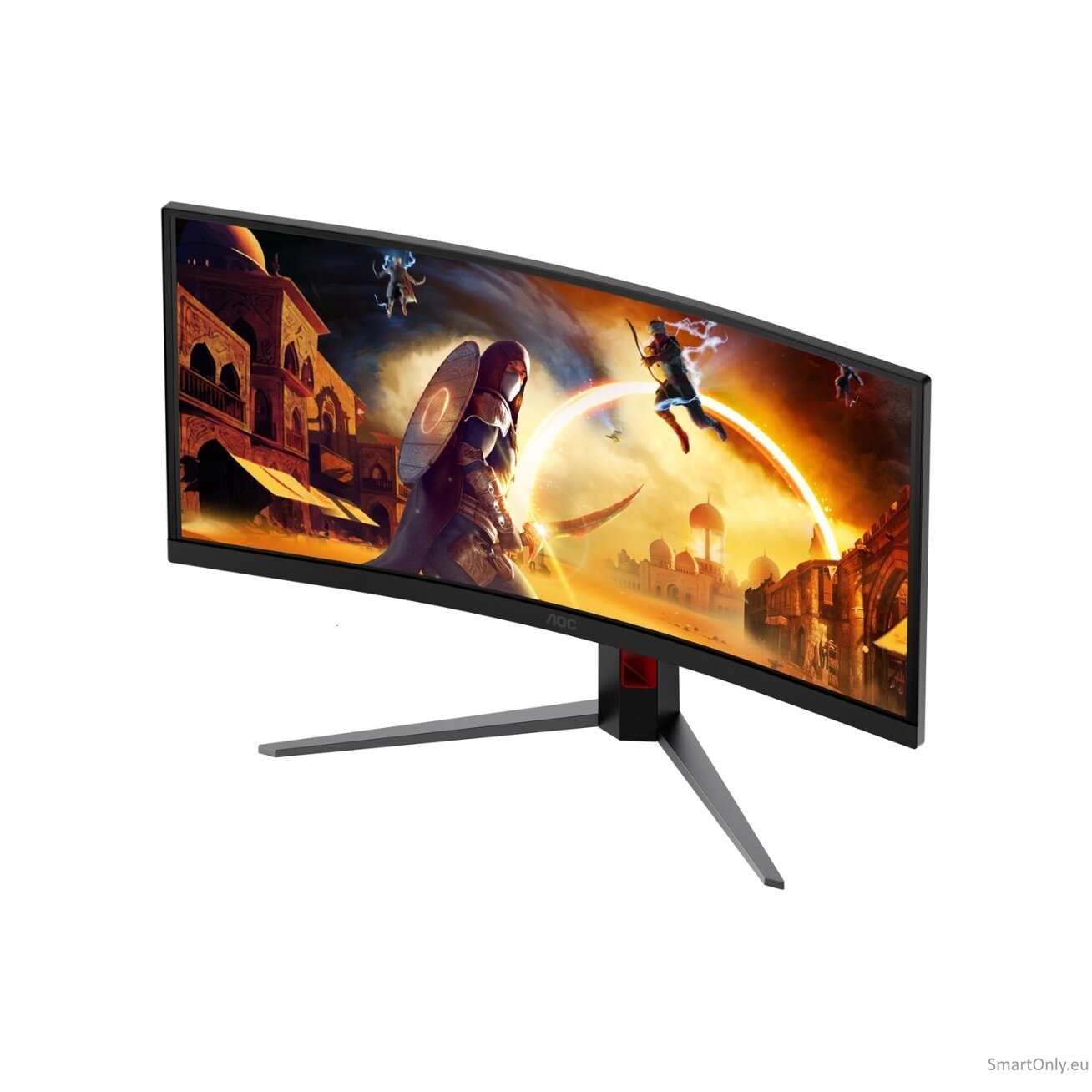 AOC CU34G4CA | 34 " | Fast VA | WQHD | 21:9 | 180 Hz | 1 ms | 3440 x 1440 pixels | 450 cd/m² | HDMI ports quantity 2 | Black 2