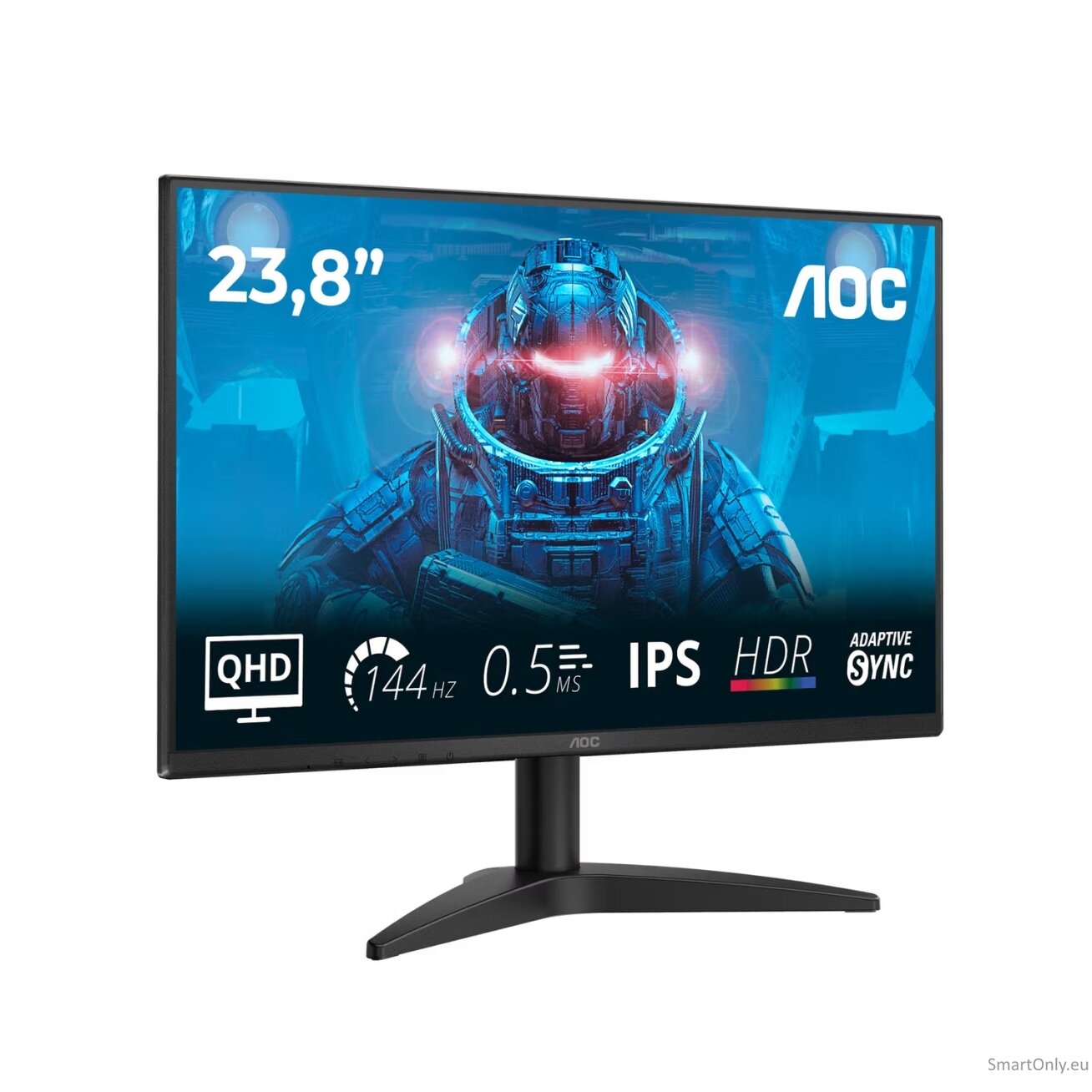 AOC | Q24B36X | 24 " | IPS | QHD | 16:9 | 144 Hz | 4 ms | 2560 x 1440 pixels | 300 cd/m² | HDMI ports quantity 1 | Black 2