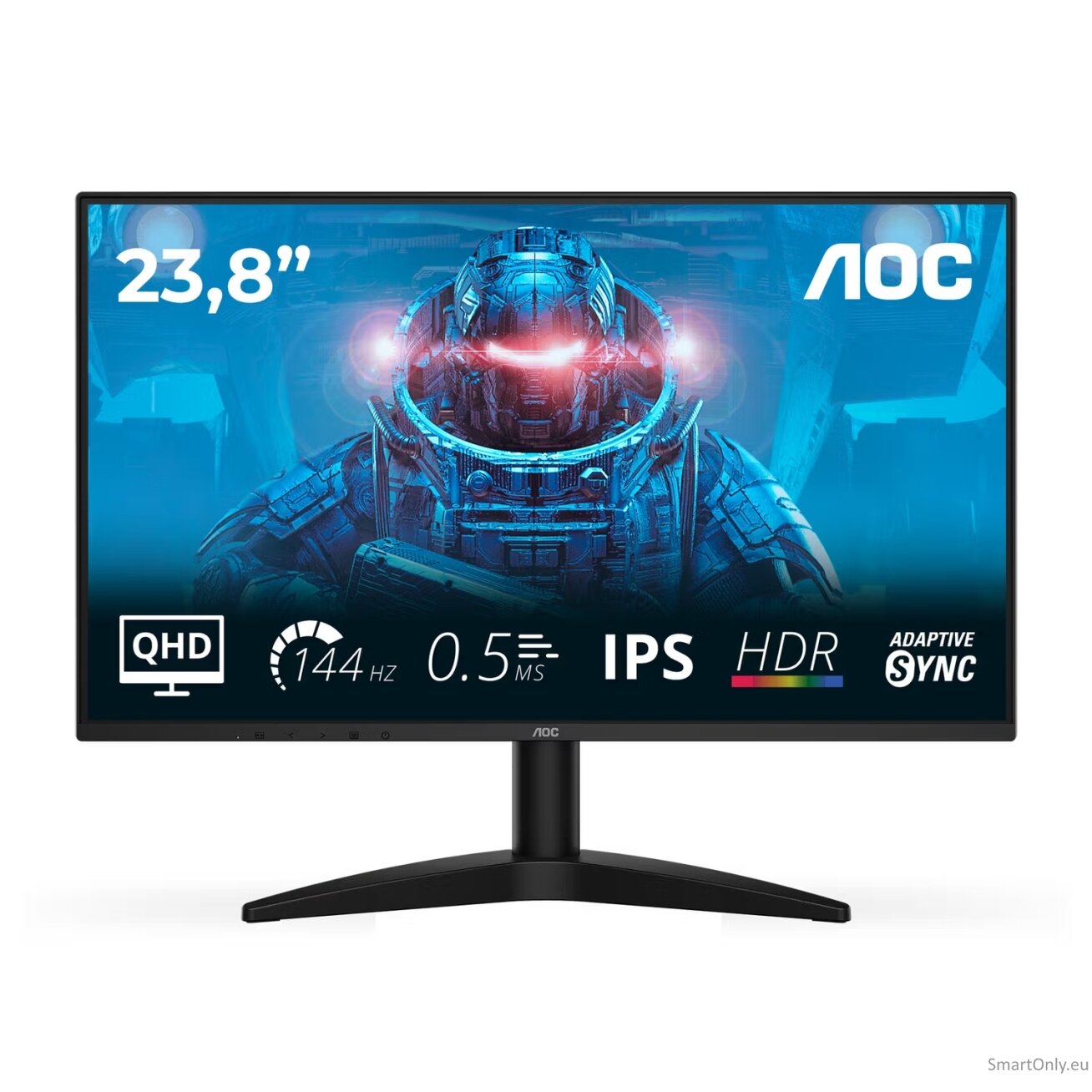 AOC | Q24B36X | 24 " | IPS | QHD | 16:9 | 144 Hz | 4 ms | 2560 x 1440 pixels | 300 cd/m² | HDMI ports quantity 1 | Black 1 AOC | Q24B36X | 24 " | IPS | QHD | 16:9 | 144 Hz | 4 ms | 2560 x 1440 pixels | 300 cd/m² | HDMI ports quantity 1 | Black 1