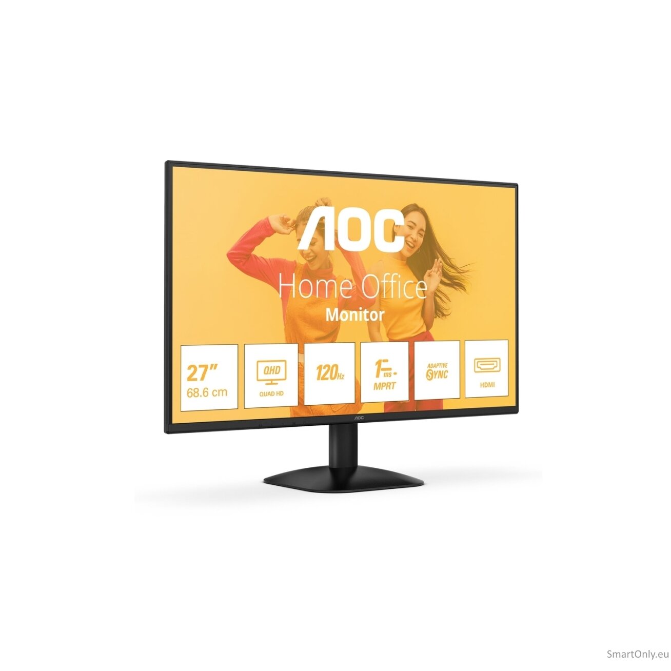 AOC Q27B35S3 | 27 " | IPS | QHD | 16:9 | 120 Hz | 1 ms | 2560 x 1440 pixels | 300 cd/m² | HDMI ports quantity 1 | Black 17