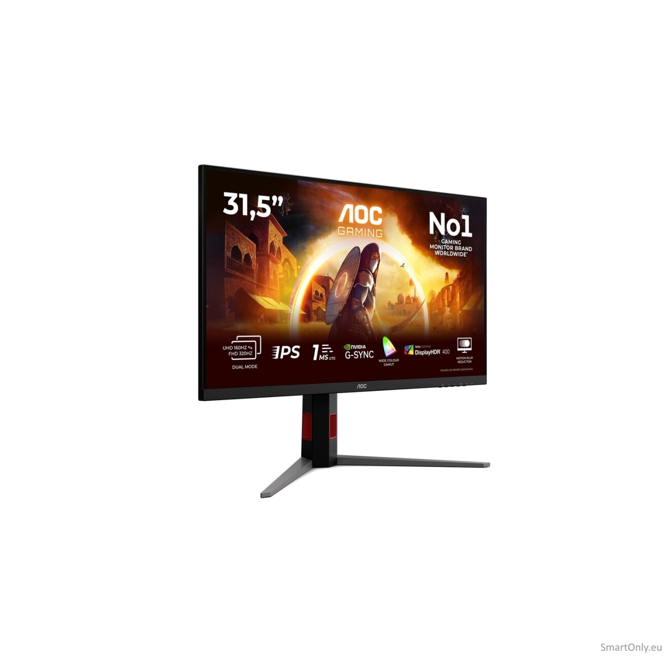 AOC U32G4U | 32 " | Fast IPS | UHD | 16:9 | 160 Hz | 1 ms | 3840 x 2160 pixels | 450 cd/m² | HDMI ports quantity 2 | Black 21 AOC U32G4U | 32 " | Fast IPS | UHD | 16:9 | 160 Hz | 1 ms | 3840 x 2160 pixels | 450 cd/m² | HDMI ports quantity 2 | Black 21