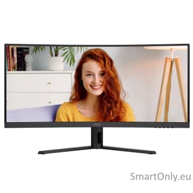 AOC CU34B3E Curved 34" 3440x1440/21:9/300cd/m2/4ms HDMI, DisplayPort, USB, Audio out AOC CU34B3E Curved 34" 3440x1440/21:9/300cd/m2/4ms HDMI, DisplayPort, USB, Audio out