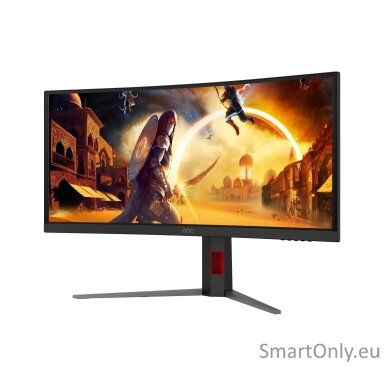 AOC CU34G4CA | 34 " | Fast VA | WQHD | 21:9 | 180 Hz | 1 ms | 3440 x 1440 pixels | 450 cd/m² | HDMI ports quantity 2 | Black AOC CU34G4CA | 34 " | Fast VA | WQHD | 21:9 | 180 Hz | 1 ms | 3440 x 1440 pixels | 450 cd/m² | HDMI ports quantity 2 | Black