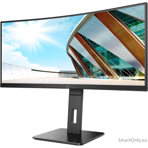 AOC | Curved Monitor | CU34P2A | 34 " | VA | 21:9 | 100 Hz | 1 ms | 3440 × 1440 | 300 cd/m² | Headphone out (3.5mm) | HDMI ports quantity HDMI x 2 | Black | Warranty 36 month(s) 2 AOC | Curved Monitor | CU34P2A | 34 " | VA | 21:9 | 100 Hz | 1 ms | 3440 × 1440 | 300 cd/m² | Headphone out (3.5mm) | HDMI ports quantity HDMI x 2 | Black | Warranty 36 month(s) 2