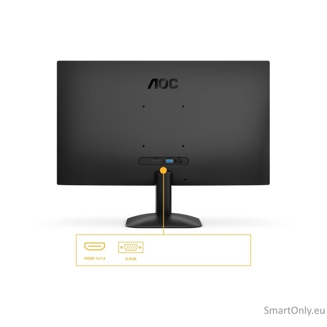AOC | 24B31H | 24 " | IPS | FHD | 16:9 | 120 Hz | 1 ms | 1920 x 1080 pixels | 300 cd/m² | HDMI ports quantity 1 | Black 13 AOC | 24B31H | 24 " | IPS | FHD | 16:9 | 120 Hz | 1 ms | 1920 x 1080 pixels | 300 cd/m² | HDMI ports quantity 1 | Black 13