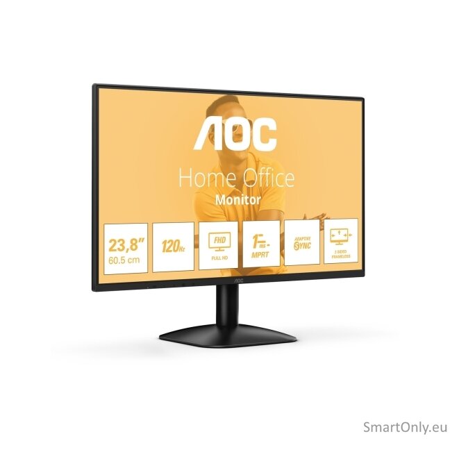 AOC | 24B31H | 24 " | IPS | FHD | 16:9 | 120 Hz | 1 ms | 1920 x 1080 pixels | 300 cd/m² | HDMI ports quantity 1 | Black 18
