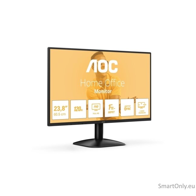 AOC | 24B31H | 24 " | IPS | FHD | 16:9 | 120 Hz | 1 ms | 1920 x 1080 pixels | 300 cd/m² | HDMI ports quantity 1 | Black 30