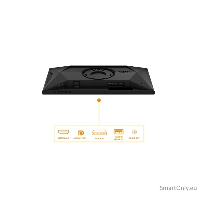 AOC | 25G4SXU | 24.5 " | IPS | FHD | 310 Hz | 1 ms | 1920 x 1080 pixels | 400 cd/m² | HDMI ports quantity 2 | Black 48