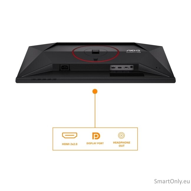 AOC | 25G4ZR | 25 " | Fast IPS | FHD | 16:9 | 240 Hz | 0.5 ms | 1920 x 1080 pixels | 300 cd/m² | HDMI ports quantity 2 | Black 15