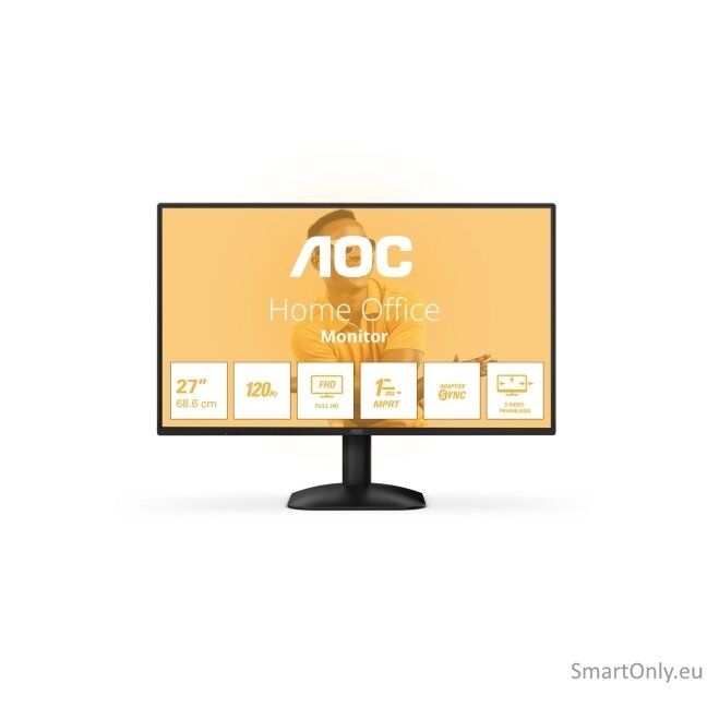 AOC | 27B31H | 27 " | IPS | FHD | 16:9 | 120 Hz | 1 ms | 1920 x 1080 pixels | 300 cd/m² | HDMI ports quantity 1 | Black 20