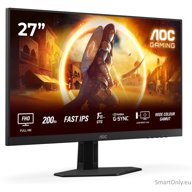 AOC | 27G4HRE | 27 " | Fast IPS | FHD | 16:9 | 200 Hz | 1 ms | 1920 x 1080 pixels | 300 cd/m² | HDMI ports quantity 2 | Black 2 AOC | 27G4HRE | 27 " | Fast IPS | FHD | 16:9 | 200 Hz | 1 ms | 1920 x 1080 pixels | 300 cd/m² | HDMI ports quantity 2 | Black 2