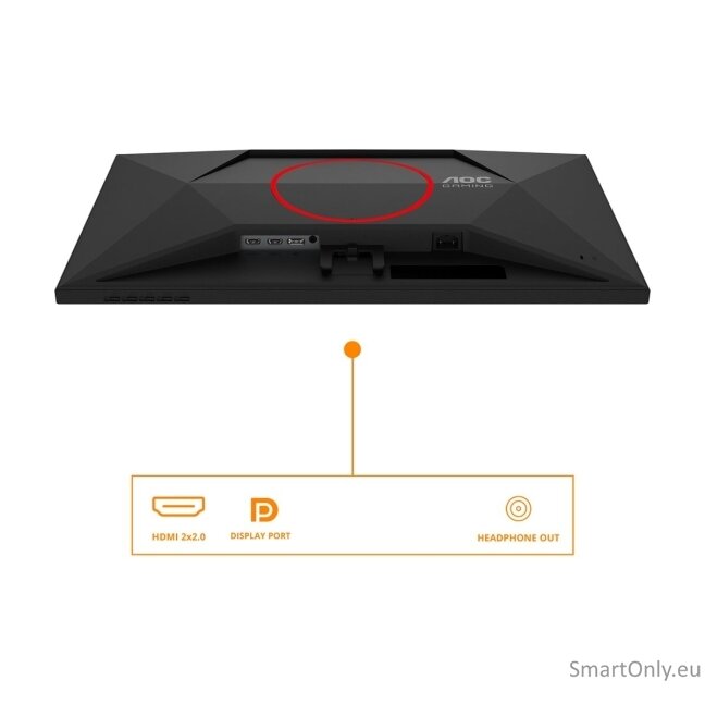 AOC | 27G4HRE | 27 " | Fast IPS | FHD | 16:9 | 200 Hz | 1 ms | 1920 x 1080 pixels | 300 cd/m² | HDMI ports quantity 2 | Black 20