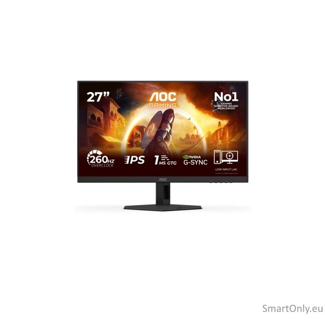 AOC 27G4ZRE | 27 " | Fast IPS | FHD | 16:9 | 260 Hz | 1 ms | 1920 x 1080 pixels | 300 cd/m² | HDMI ports quantity 2 | Black 14