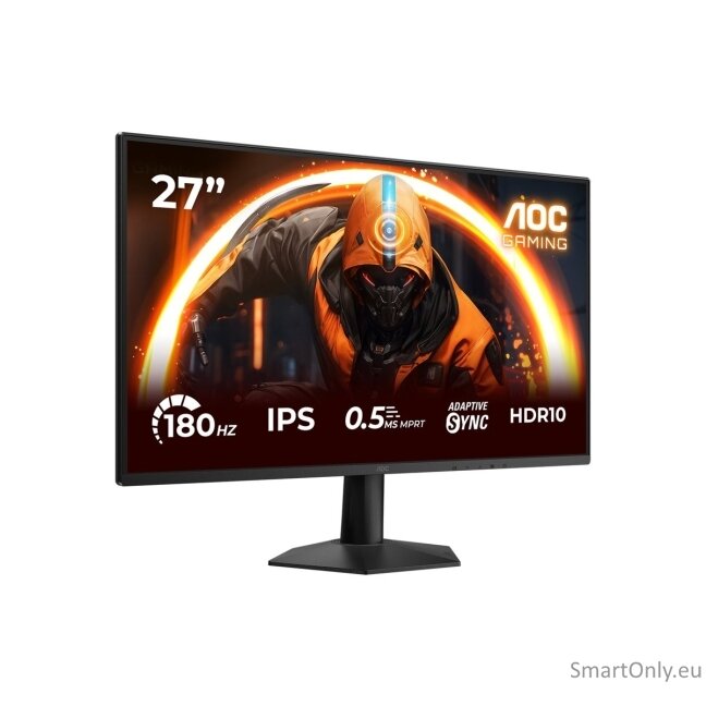 AOC 27G50F | 27 " | IPS | FHD | 16:9 | 144 Hz | 0.5 ms | 1920 x 1080 pixels | 300 cd/m² | HDMI ports quantity 1 | Black 6