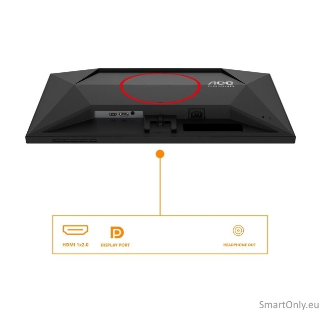 AOC AGON Q24G4RE | 24 " | Fast IPS | QHD | 16:9 | 180 Hz | 1 ms | 2560 x 1440 pixels | 300 cd/m² | HDMI ports quantity 1 | Black 14 AOC AGON Q24G4RE | 24 " | Fast IPS | QHD | 16:9 | 180 Hz | 1 ms | 2560 x 1440 pixels | 300 cd/m² | HDMI ports quantity 1 | Black 14