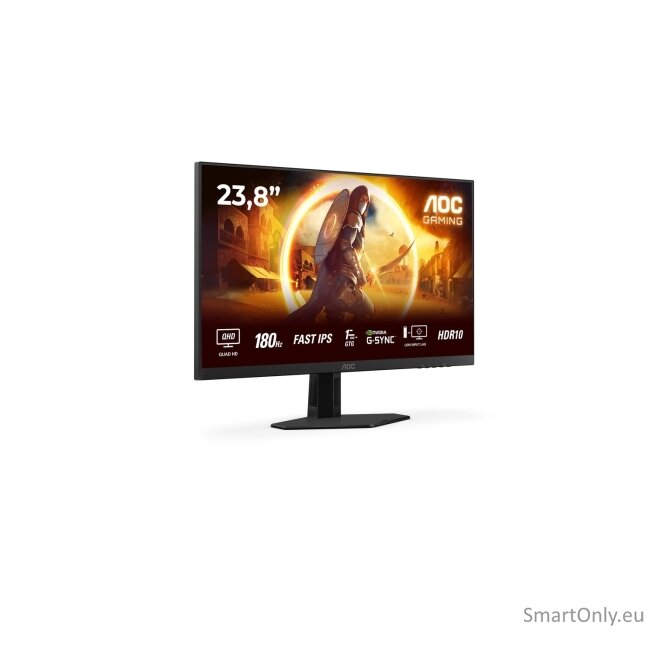 AOC AGON Q24G4RE | 24 " | Fast IPS | QHD | 16:9 | 180 Hz | 1 ms | 2560 x 1440 pixels | 300 cd/m² | HDMI ports quantity 1 | Black 19 AOC AGON Q24G4RE | 24 " | Fast IPS | QHD | 16:9 | 180 Hz | 1 ms | 2560 x 1440 pixels | 300 cd/m² | HDMI ports quantity 1 | Black 19