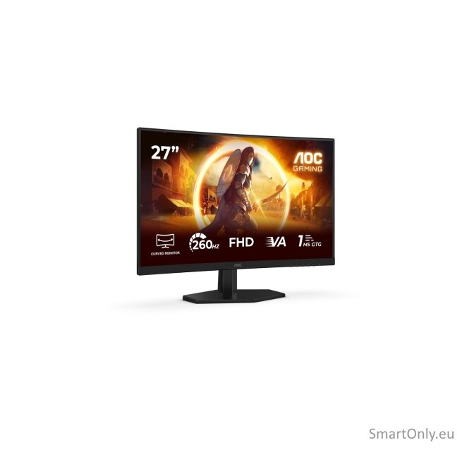 AOC C27G42ZE | 27 " | Fast VA | FHD | 16:9 | 260 Hz | 1 ms | 1920 x 1080 pixels | 300 cd/m² | HDMI ports quantity 1 | Black 17 AOC C27G42ZE | 27 " | Fast VA | FHD | 16:9 | 260 Hz | 1 ms | 1920 x 1080 pixels | 300 cd/m² | HDMI ports quantity 1 | Black 17