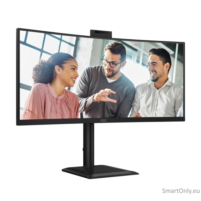AOC | CU34E4CW | 34 " | VA | UWQHD | 120 Hz | 4 ms | 3440 x 1440 pixels | 350 cd/m² | HDMI ports quantity 2 | Black 12 AOC | CU34E4CW | 34 " | VA | UWQHD | 120 Hz | 4 ms | 3440 x 1440 pixels | 350 cd/m² | HDMI ports quantity 2 | Black 12