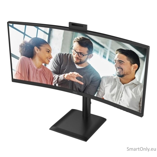 AOC | CU34E4CW | 34 " | VA | UWQHD | 120 Hz | 4 ms | 3440 x 1440 pixels | 350 cd/m² | HDMI ports quantity 2 | Black 5 AOC | CU34E4CW | 34 " | VA | UWQHD | 120 Hz | 4 ms | 3440 x 1440 pixels | 350 cd/m² | HDMI ports quantity 2 | Black 5