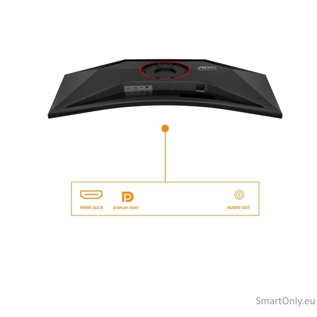 AOC | CU34G4 | 34 " | Fast VA | UWQHD | 21:9 | 180 Hz | 1 ms | 3440 x 1440 pixels | 300 cd/m² | HDMI ports quantity 2 | Black 49 AOC | CU34G4 | 34 " | Fast VA | UWQHD | 21:9 | 180 Hz | 1 ms | 3440 x 1440 pixels | 300 cd/m² | HDMI ports quantity 2 | Black 49