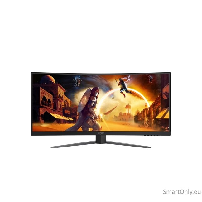 AOC | CU34G4 | 34 " | Fast VA | UWQHD | 21:9 | 180 Hz | 1 ms | 3440 x 1440 pixels | 300 cd/m² | HDMI ports quantity 2 | Black 78 AOC | CU34G4 | 34 " | Fast VA | UWQHD | 21:9 | 180 Hz | 1 ms | 3440 x 1440 pixels | 300 cd/m² | HDMI ports quantity 2 | Black 78