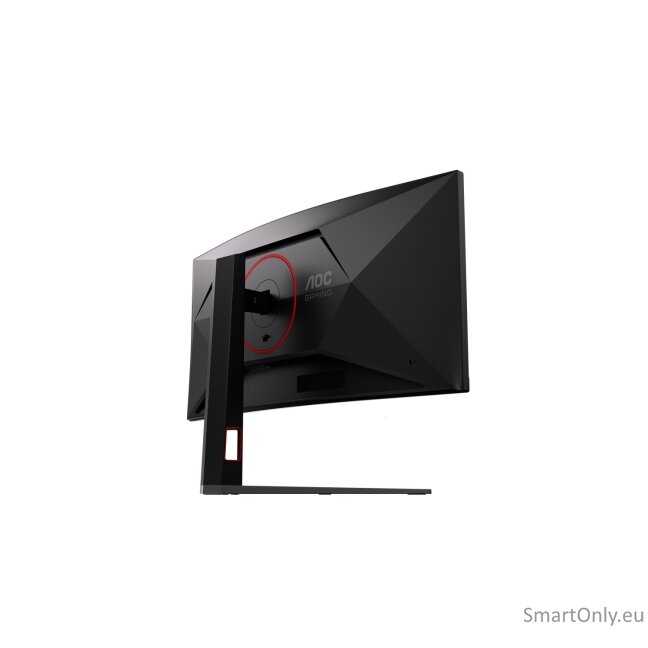 AOC CU34G4CA | 34 " | Fast VA | WQHD | 21:9 | 180 Hz | 1 ms | 3440 x 1440 pixels | 450 cd/m² | HDMI ports quantity 2 | Black 24
