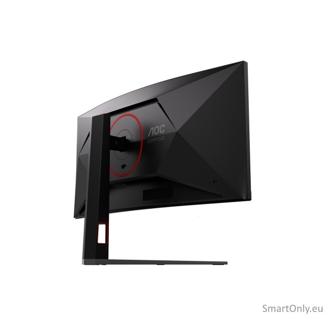 AOC CU34G4CA | 34 " | Fast VA | WQHD | 21:9 | 180 Hz | 1 ms | 3440 x 1440 pixels | 450 cd/m² | HDMI ports quantity 2 | Black 10